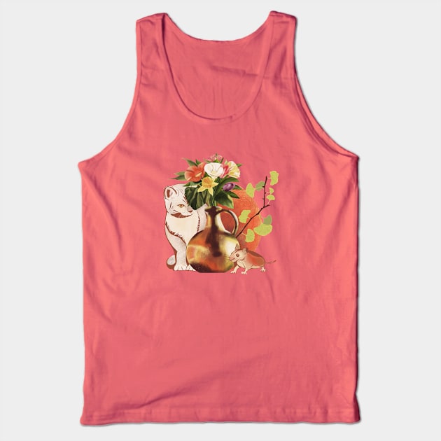 Kitty and mouse Tank Top by Mimie20